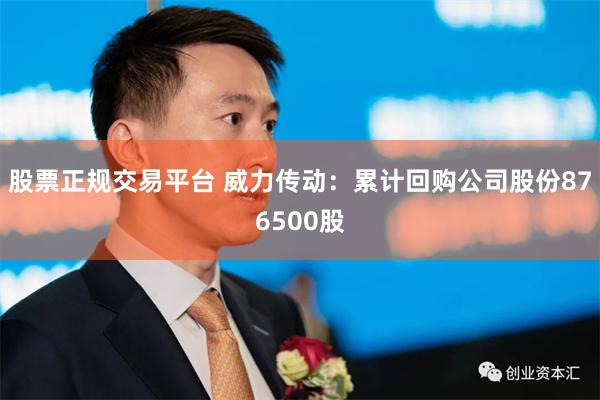 股票正规交易平台 威力传动：累计回购公司股份876500股